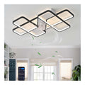 Solution lumineuse Noir et Blanc au dessin sobre en format plafonnier 70W 3000K