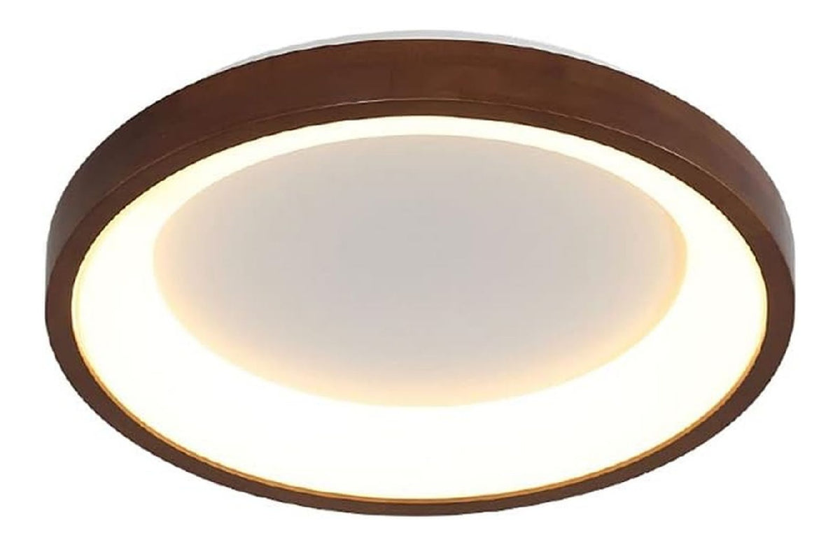 Plafonnier Ambre et Rouge a presence elegante et lumiere agreable