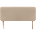 Bancs bout de lit structure metal beige variante 1385