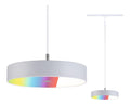 Luminaire Blanc et Transparent a silhouette graphique de type suspension 10W