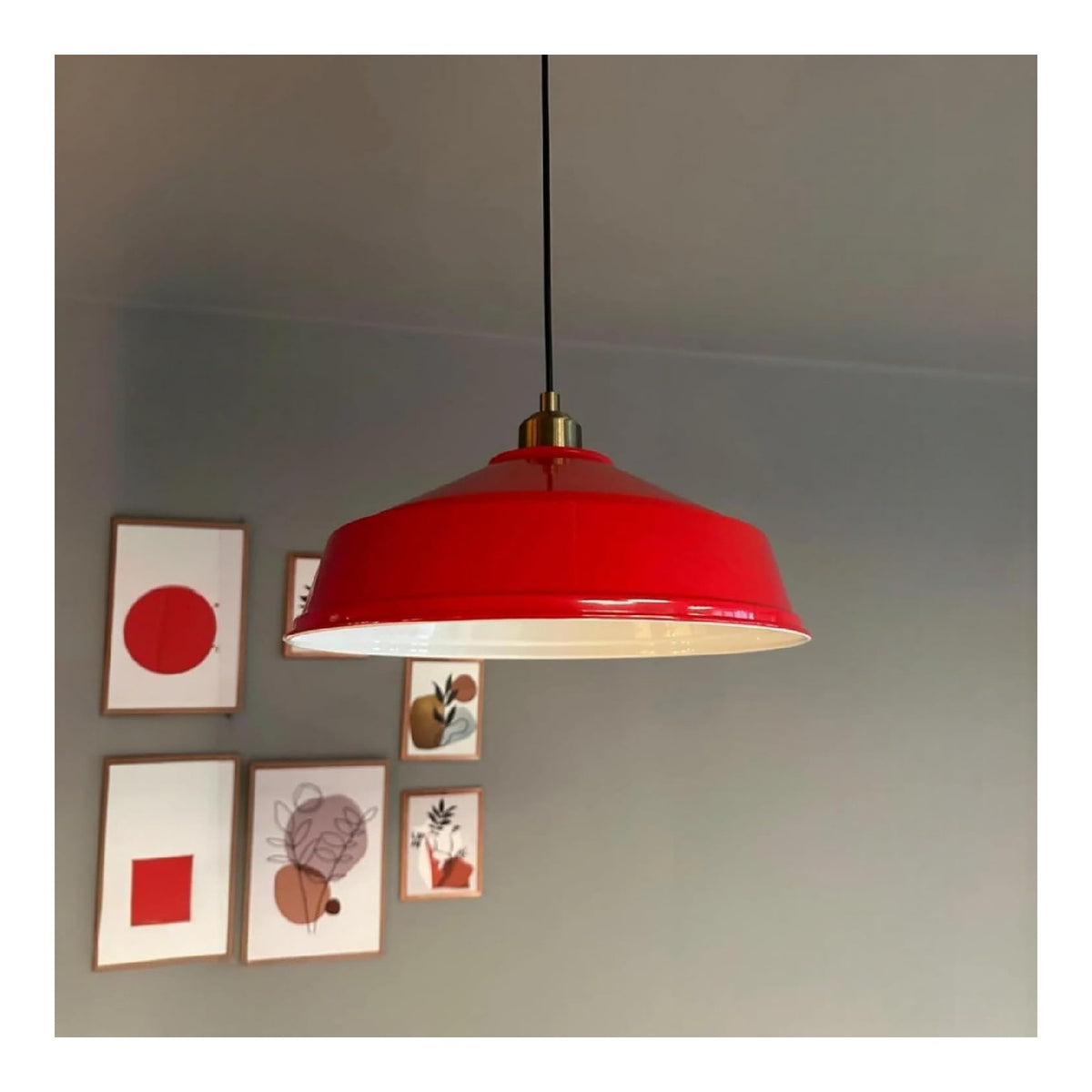 Suspension Ambre au style moderne avec conception fonctionnelle E27 7R-7057