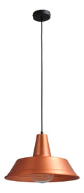 Suspension Noir aux lignes epurees avec eclairage confortable 75 W E27
