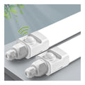 Plafonnier decoratif Blanc et Rouge avec diffusion lumineuse harmonieuse 45W IP65 4000K