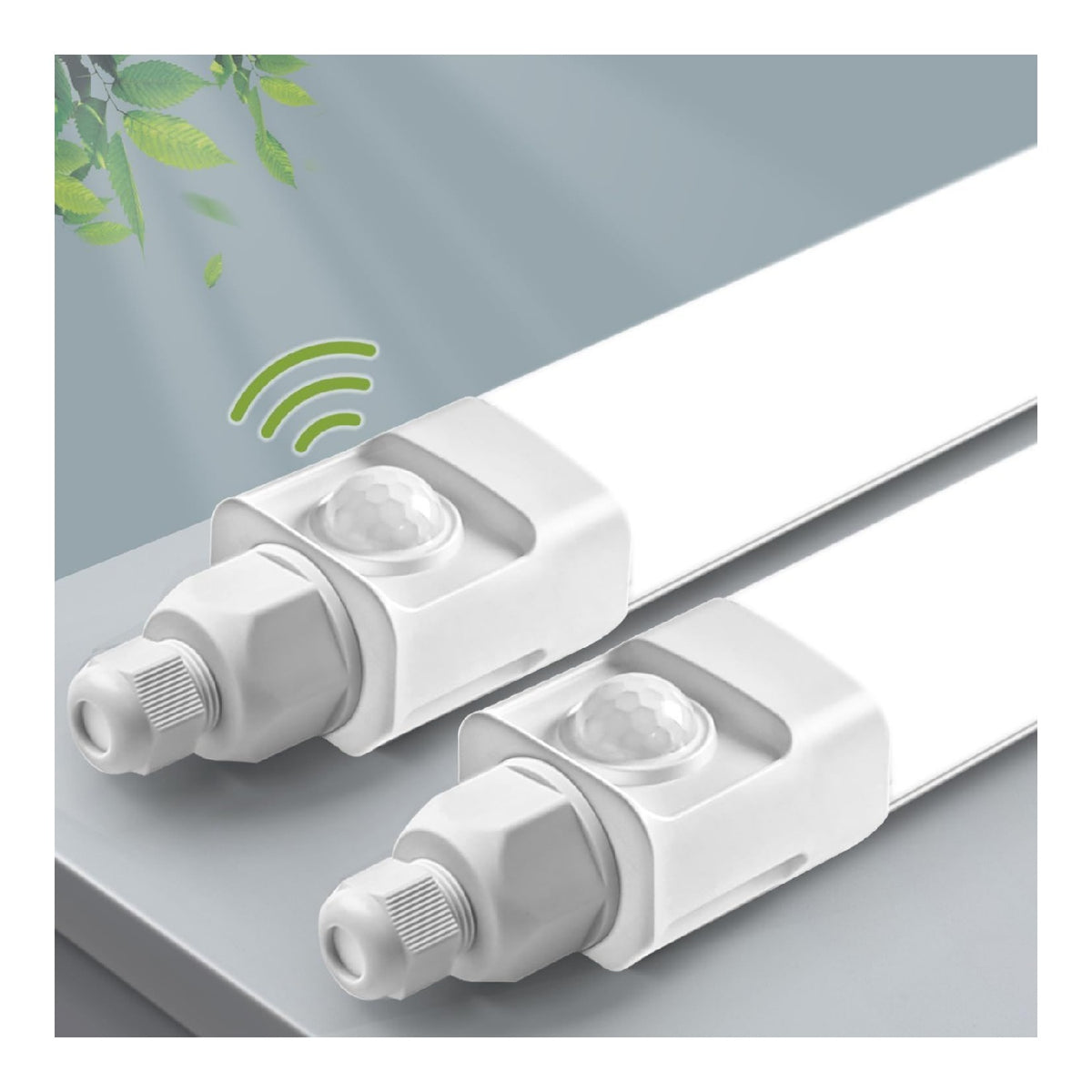 Plafonnier decoratif Blanc et Rouge avec diffusion lumineuse harmonieuse 45W IP65 4000K