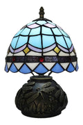 Solution lumineuse Ambre et Bronze au dessin sobre en format lampe de table