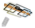 Luminaire Noir et Ambre a silhouette graphique de type plafonnier 44W 2700K