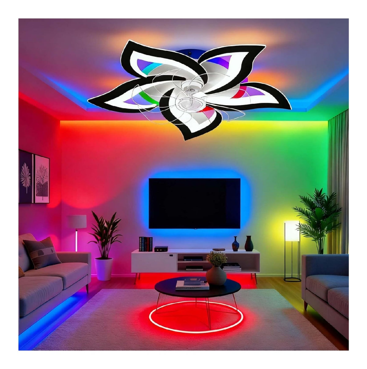 Luminaire decoratif Noir et Ambre avec diffusion lumineuse harmonieuse