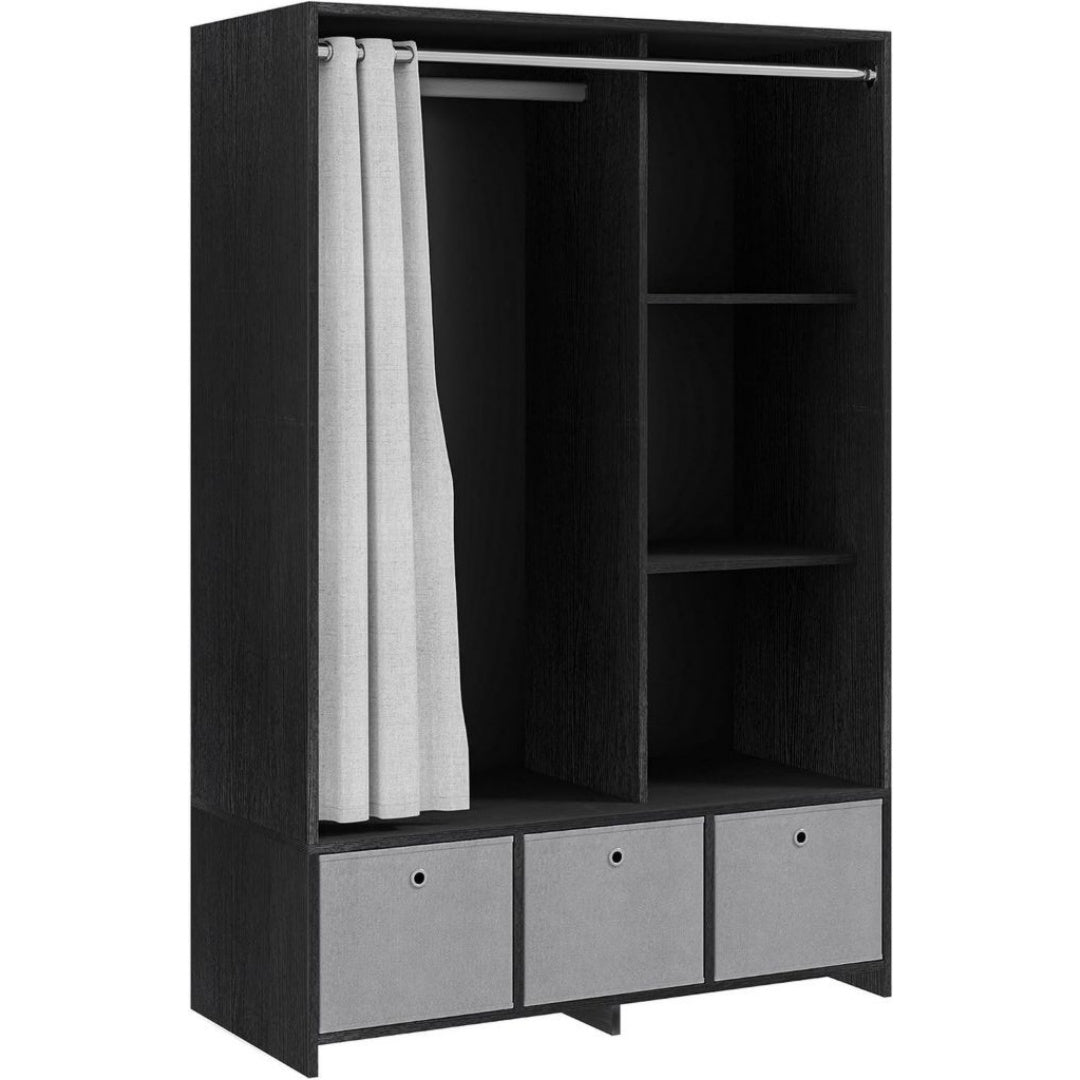 Buffets hauts avec tiroirs finition bois blanc variante 2075