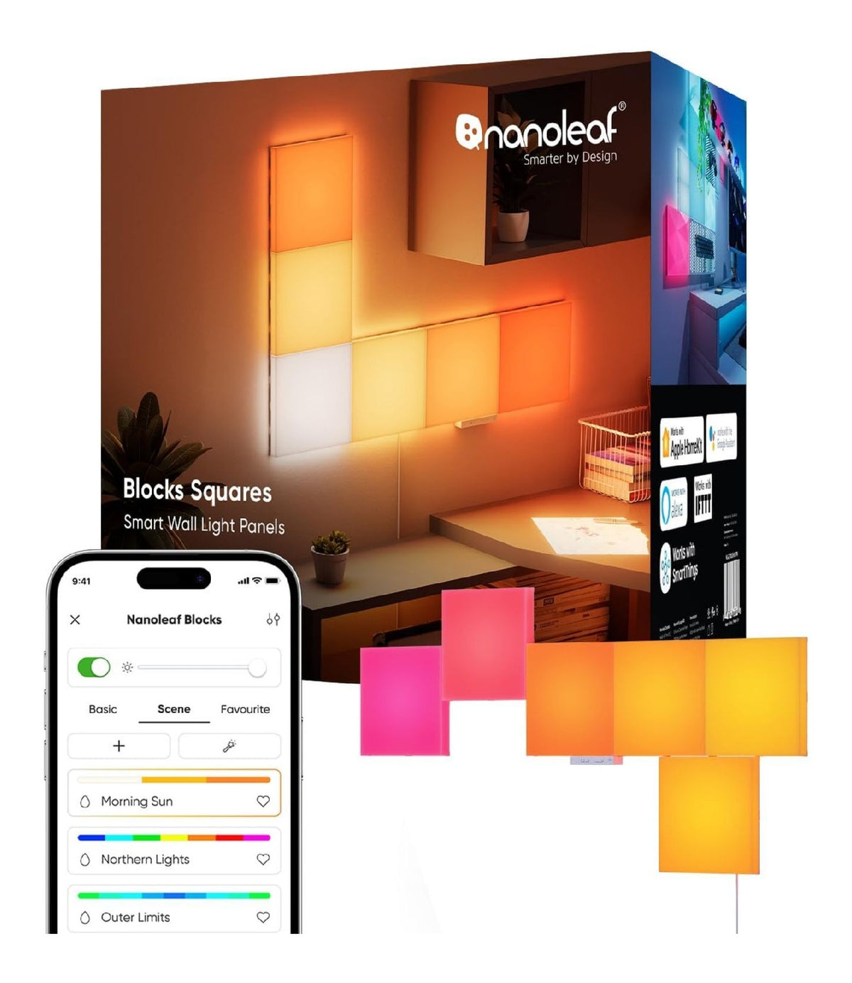 Solution lumineuse Noir au dessin sobre en format luminaire MN-4528