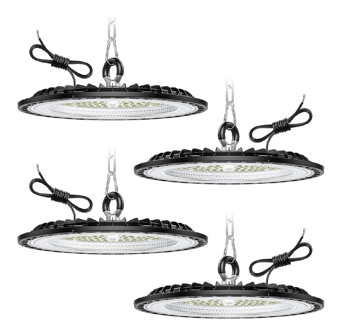 Solution lumineuse Blanc et Rouge au dessin sobre en format plafonnier 150W IP65 6000K