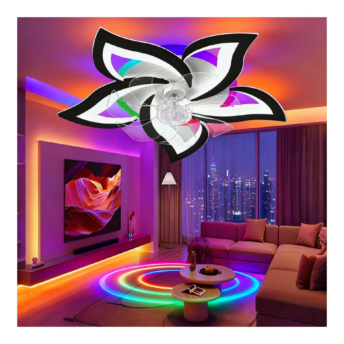 Solution lumineuse Noir et Blanc au dessin sobre en format luminaire R9-1478