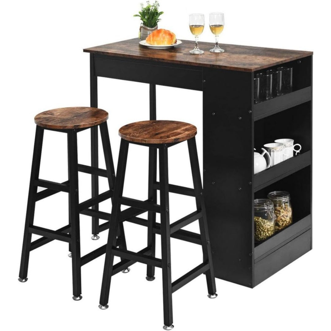 Ensembles pour salle a manger revetement velours noir