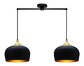 Eclairage Noir et Ambre contemporain en version suspension E27 WR-8212