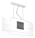 Suspension decoratif Blanc et Gris avec diffusion lumineuse harmonieuse E27