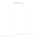 Luminaire Blanc a silhouette graphique de type suspension 2700K