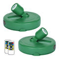 Spot de plafond decoratif Blanc et Vert avec diffusion lumineuse harmonieuse 3000 K