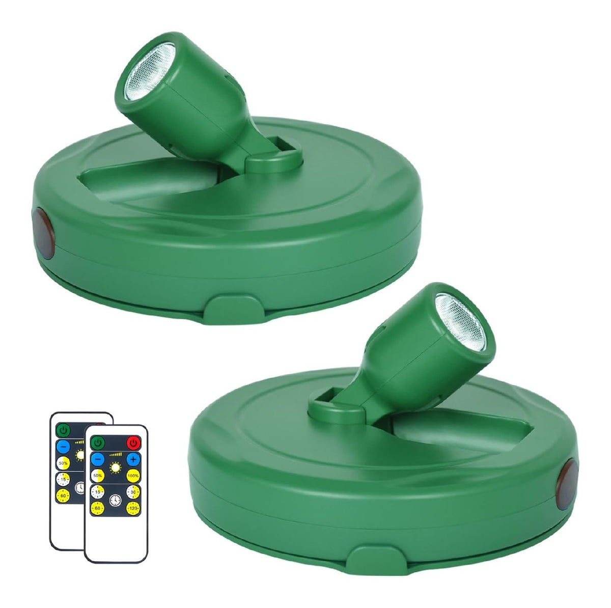 Spot de plafond decoratif Blanc et Vert avec diffusion lumineuse harmonieuse 3000 K