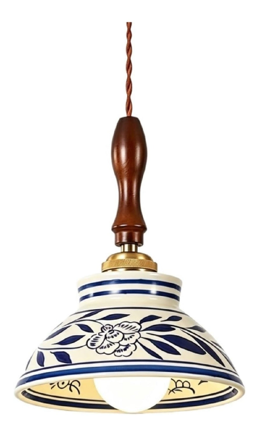 Suspension Blanc et Ambre a presence elegante et lumiere agreable 60 W E27