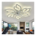 Lustre Blanc et Ambre au style moderne avec conception fonctionnelle