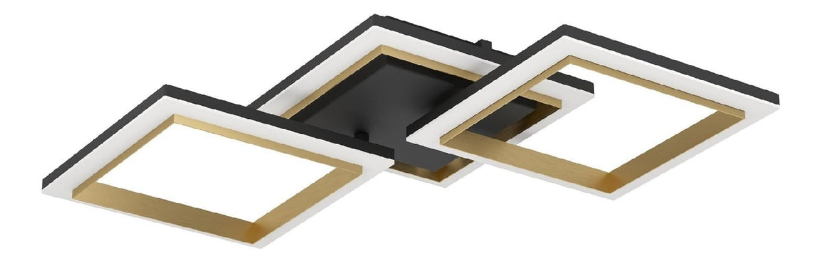Plafonnier decoratif Noir et Blanc avec diffusion lumineuse harmonieuse PD-6720