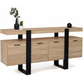 Ensembles pour salle a manger reglable structure metal gris