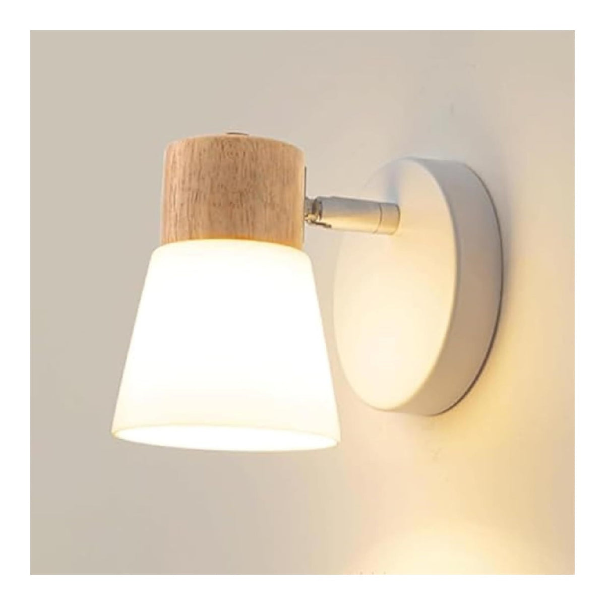 Eclairage Blanc et Ambre contemporain en version applique murale E27