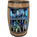 Ilots de rangement fixes avec tiroirs finition bois noir variante 2285