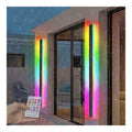 Luminaire Noir et Blanc a silhouette graphique de type applique murale 78W IP65 3000K