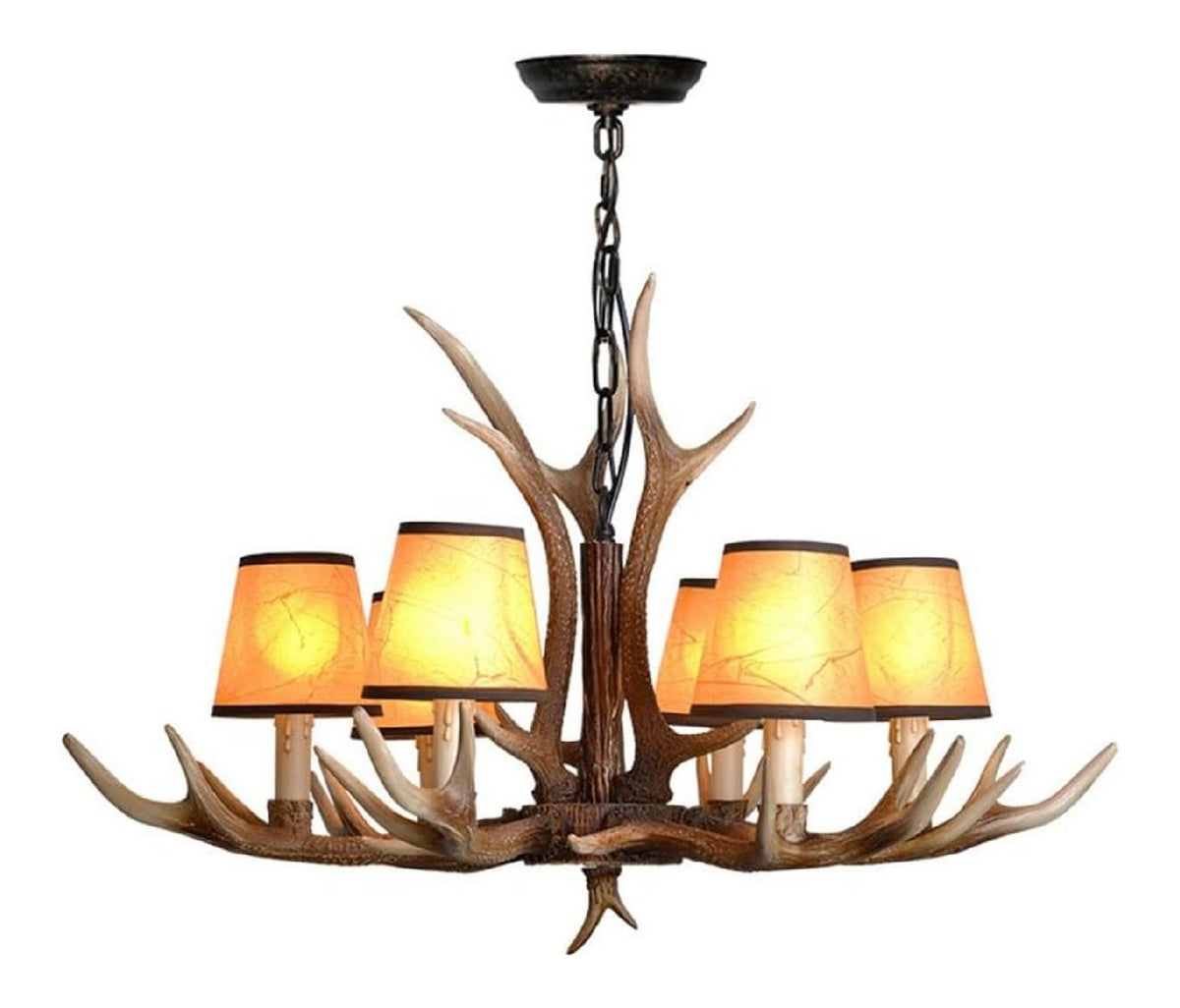 Suspension Marron au style moderne avec conception fonctionnelle E14