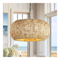 Suspension decoratif Ambre et Rouge avec diffusion lumineuse harmonieuse 60W E27