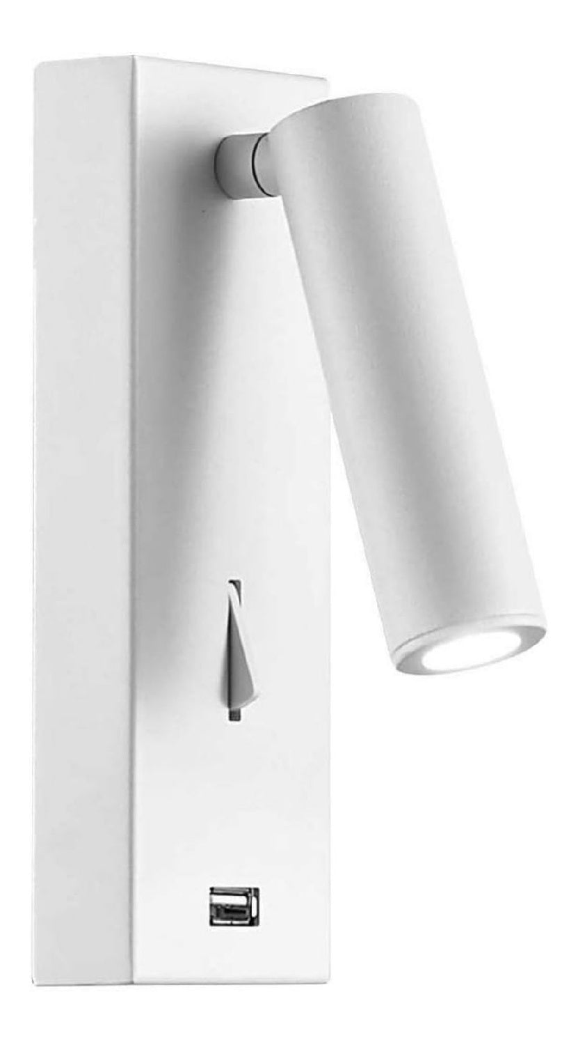 Applique murale Blanc et Vert au style moderne avec conception fonctionnelle 4 W 2700 K
