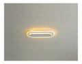 Plafonnier Blanc et Ambre aux lignes epurees avec eclairage confortable 25W IP20 3000K