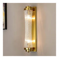 Applique murale Ambre et Transparent aux lignes epurees avec eclairage confortable E14