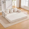 Bancs bout de lit finition bois beige