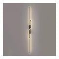 Luminaire Noir et Dore a silhouette graphique de type applique murale