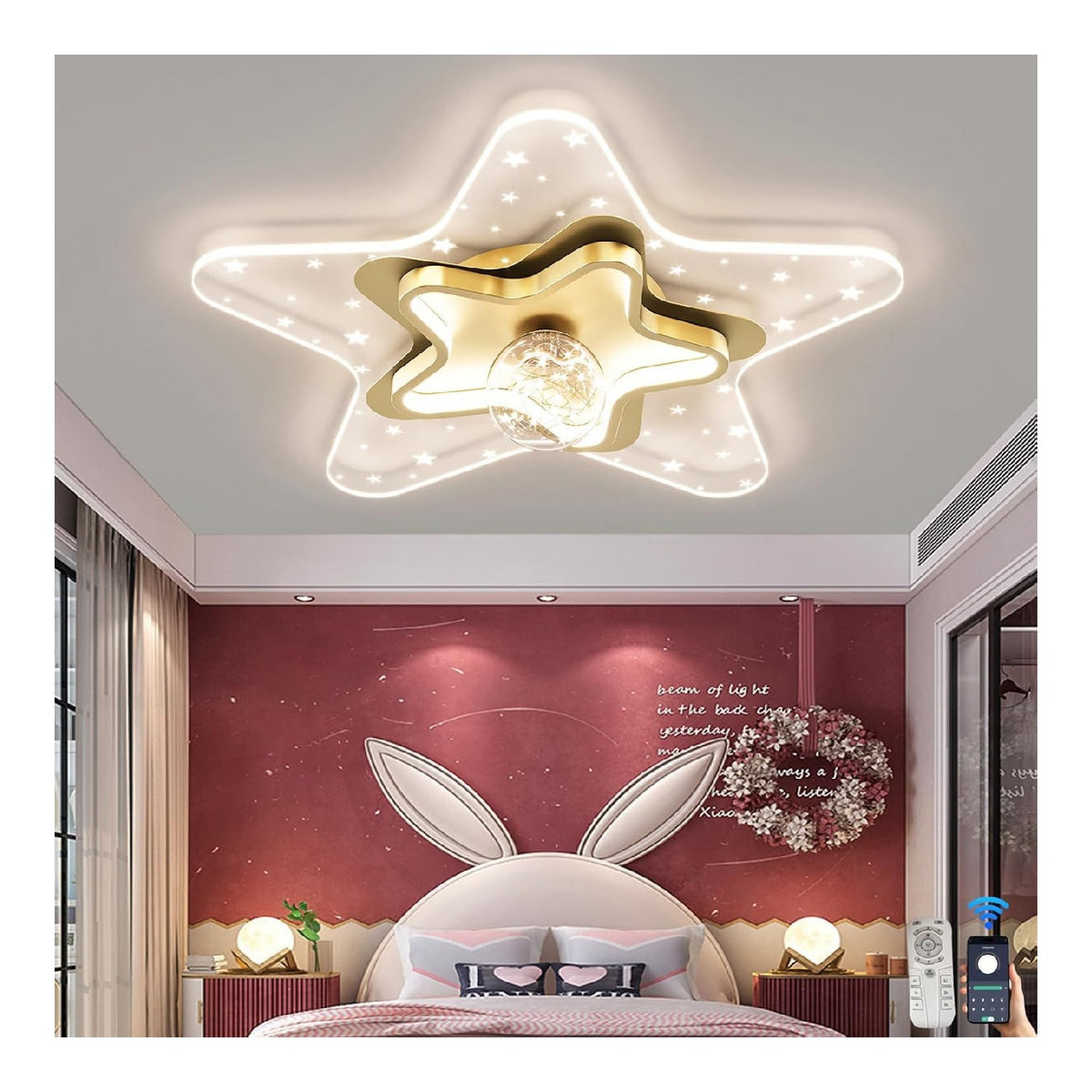 Plafonnier Blanc et Ambre au style moderne avec conception fonctionnelle 40W 3000K