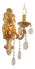 Eclairage Dore et Ambre contemporain en version applique murale 40 W E14