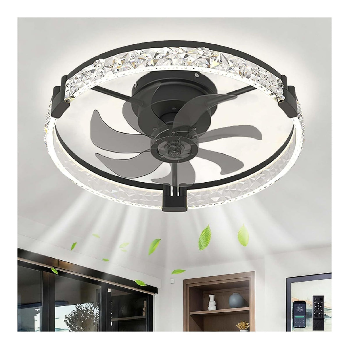 Solution lumineuse Noir et Ambre au dessin sobre en format lustre S5-2320