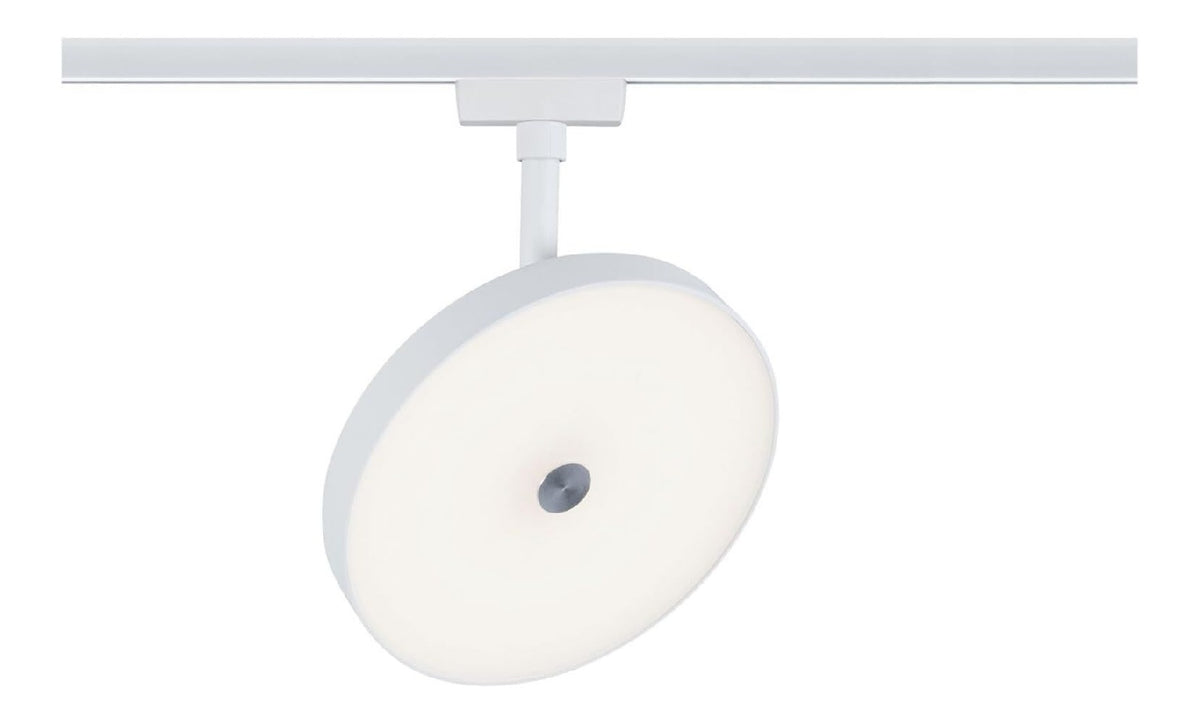 Solution lumineuse Blanc au dessin sobre en format rail de spots 15W 3000K