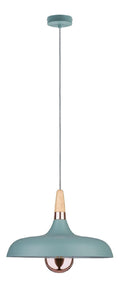 Suspension decoratif Vert et Cuivre avec diffusion lumineuse harmonieuse E14