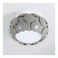 Solution lumineuse Gris au dessin sobre en format suspension 26 W E27