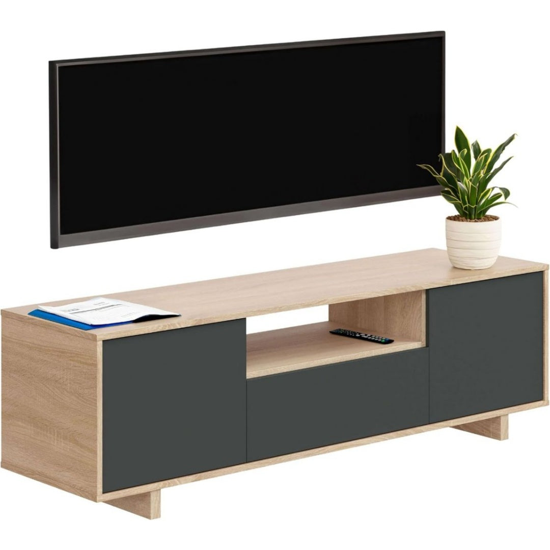 Buffets hauts avec tiroirs reglable blanc variante 2861