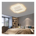 Luminaire decoratif Blanc et Ambre avec diffusion lumineuse harmonieuse 90 W 3000 K