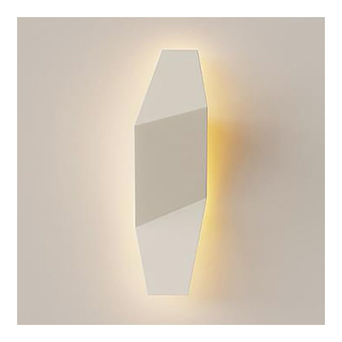 Applique murale Blanc et Ambre au style moderne avec conception fonctionnelle 17 W