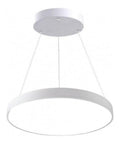 Luminaire Blanc a silhouette graphique de type suspension 54W 4000K