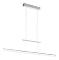 Luminaire Blanc et Rouge a silhouette graphique de type suspension