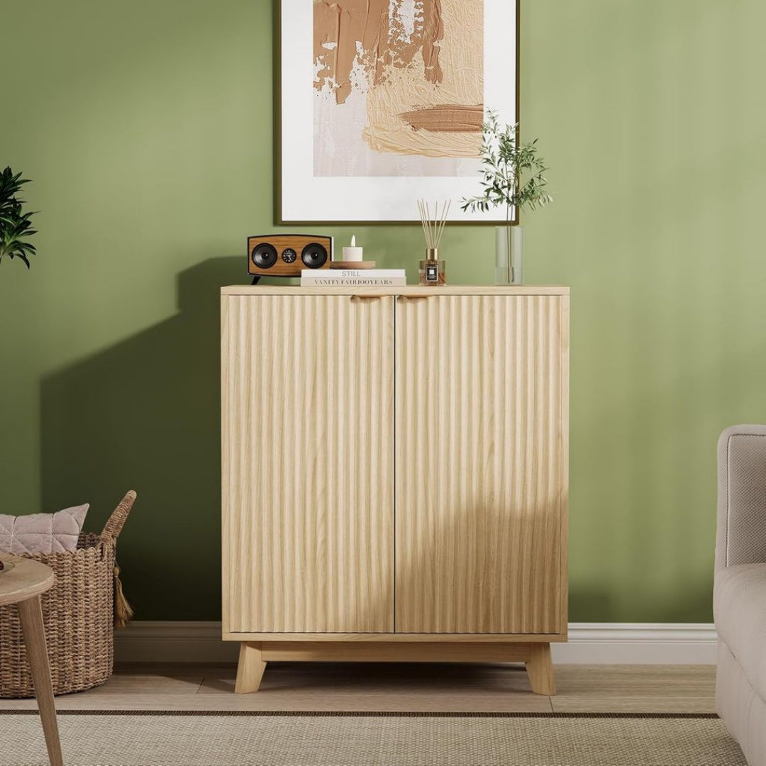 Rangements sur roulettes finition bois noir
