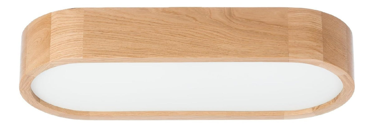 Luminaire Ambre et Beige a silhouette graphique de type plafonnier