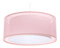 Suspension Rouge aux lignes epurees avec eclairage confortable 60 W IP20