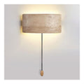 Solution lumineuse Ambre et Beige au dessin sobre en format applique murale
